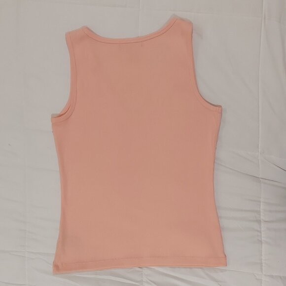 Girly Girl Tank Top Peach Size M - Picture 6 of 6